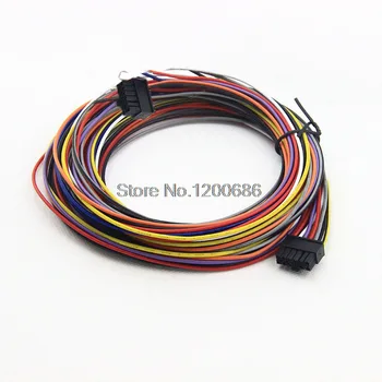 1.2 M 120 см 20PIN 20AWG P1-P1 P20-P20 Molex 3.0 серия 3.0 мм с клъстер конектор от двете страни 2x10pin 2*10pin теглене на кабели