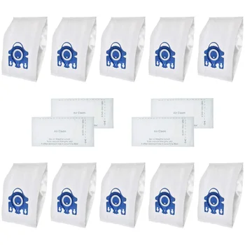 10 бр. Сменяеми Торбички за прах за прахосмукачка Тип GN и 4 Опаковки Филтри S2 S5 S8 C1 C3 Аксесоари За Прахосмукачка