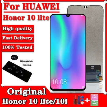 100% Тест За Huawei Honor 10 lite LCD дисплей HRY-LX1MEB Дисплей със сензорен екран Дигитайзер възли За честта 10i HRY-LX1 LX2 LCD