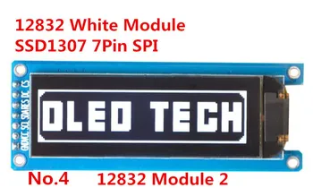 2,08 инчов OLED екран 24pin спойка 3/4 линия SPI IIC интерфейс 128 *64 разрешение SSD1307 drive IC пълно Посоката на гледане