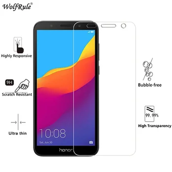 2 БР. За Стъкло Huawei Honor 7A Протектор на Екрана е Закалено Стъкло За Huawei Honor 7A Стъкло DUA-L22 Телефон Филм BG Версия 5,45 инча