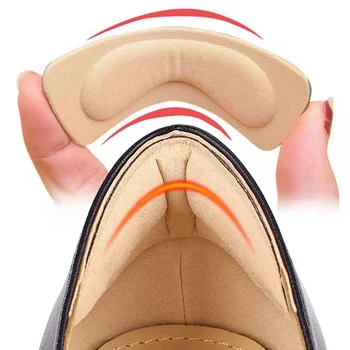 2 бр. пета стелка, помощ за облекчаване на болки, против износване тампони за обувки, подложки за грижа за краката, защита на петата, залепваща задната стикер, части за обувки