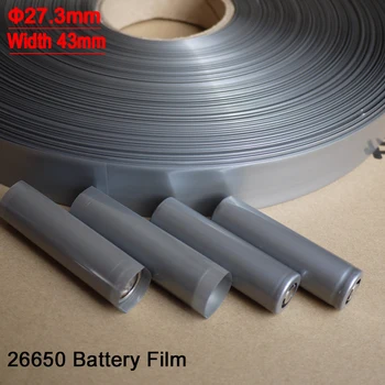 20 ~ 500шт филм за батерията, 26650, ленти от PVC, свиване на тръба, предварително нарязан термоусадочный ръкав, тръба на защитния капак за батерии, опаковки