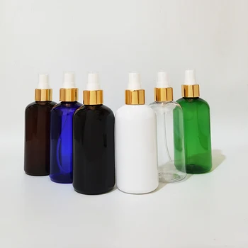 20pcs 250 мл Празна пластмасова бутилка за пръскане златисто-сребрист мъгла, пътни флакони, за многократна употреба PET контейнер, флакон за парфюми за козметика