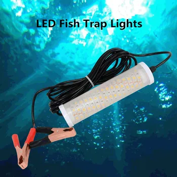 30 W, Светлина за събиране на риба на Стръв за Риба led риболовна лампа Водоустойчив вода подводно осветление Риболов мигающее осветление плувен басейн за гмуркане