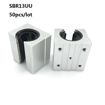 50 бр./лот SBR13UU SME13UU линеен шарикоподшипниковый блок от отворен тип с ЦПУ SBR линейна употреба 13 мм на линеен блок приплъзване