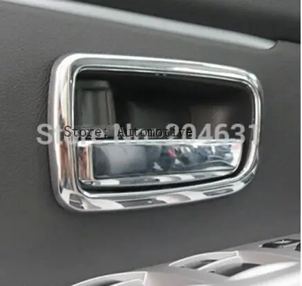 ABS Хромирани елементи дръжка украса на чашата кутия за пръстен за 2011 2012 2013 за Mitsubishi ASX автомобилни аксесоари