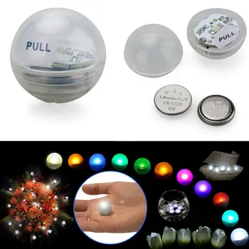 DHL 180 бр. мини-плодове led топка от приказния перли вечерни светлини, сватбени декорации за коледно парти, работят като на звезда