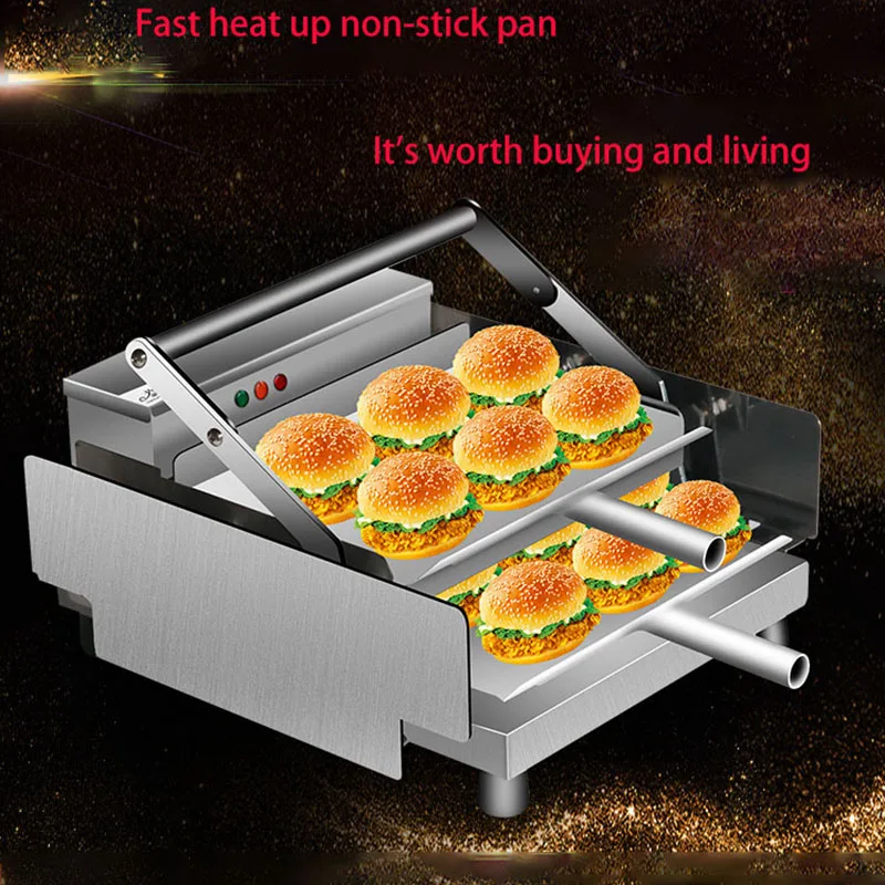 GF-211A Нова машина за приготвяне на сандвичи машина за загряване на ембриони малкия хляб машина за печене на пакети за печене на автоматично оборудване за приготвяне на сандвичи