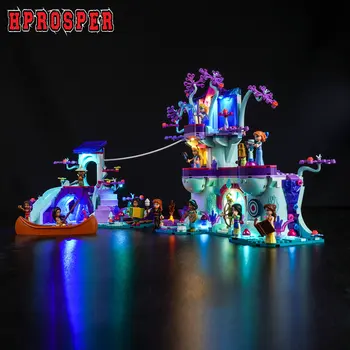 Hprosper led светлини, съвместими с 43215 The Enchanted Treehouse Строителни блокове САМ осветителна играчка подарък (модел в комплекта не са включени)