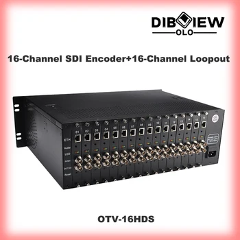 OTV-16HDS 16-Канален HD SDI H. 265 H. 264 IPTV видео SRT HLS UDP RTMP Facebook Youtube Енкодер За системата IPTV