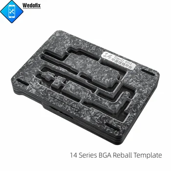 Qianli 3D BGA платформа за реболлинга дънна платка средния слой на заводское жестяное държач за iPhone 14 13 12 11 X