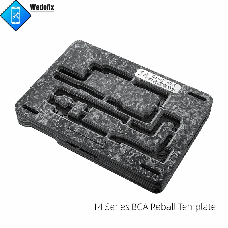 Qianli 3D BGA платформа за реболлинга дънна платка средния слой на заводское жестяное държач за iPhone 14 13 12 11 X