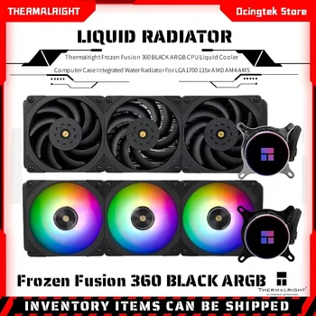 Thermalright Frozen Fusion 360 ЧЕРЕН ARGB Процесор течността, работещи Охладител Дело на Компютъра Вграден Воден Радиатор За LGA1700 115x AMD AM4 AM5