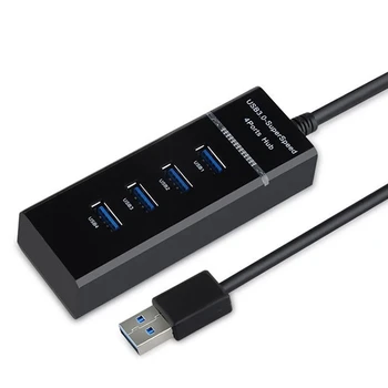USB 3.0 7 пристанища Hub сплитер Дължина на кабела на адаптера 30 см за десктоп Клавиатура на лаптоп мишка 2 TB мобилен твърд диск