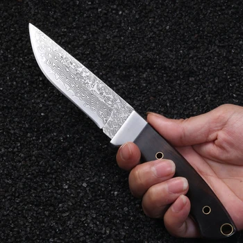 VG10 Дамаскуститановый сгъваем нож за борба за оцеляване EDC джобни ножове за къмпинг, за самоотбрана, за оцеляване спасителна универсален нож