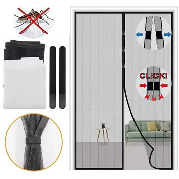 Автоматично затваряне на Магнитна mosquito net Екран Врата завеса Лятна кухня преграда от мухи завеса Магнитна врата на окото