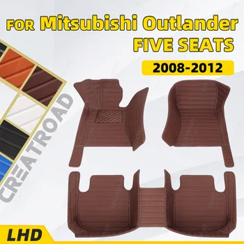 Автомобилни постелки по поръчка за Mitsubishi outlander (пятиместные) 2008 2009 2010 2011 2012, автомобилни накладки за краката, автомобилни