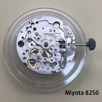 Аксесоари за часовници нов оригинален механизъм Miyota 82S0, кухи автоматичен механичен механизъм