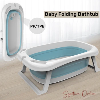 Вана за къпане, за да се грижи за детето, поставка за легнало, универсална вана, душ, много големи разширени аксесоари за новородени, сгъваема вана с нескользящим дъно
