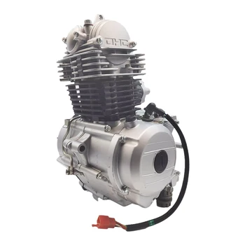 Висококачествен мотор BAJAJ100 100cc С ръчен съединител охлаждане на въздуха В комплект С двигател Двигател (ZS153FMG) при събирането НА 4-тактным CDI Kick Start