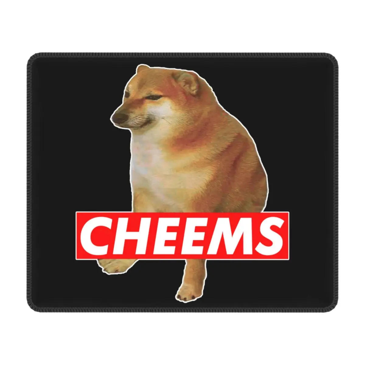 Геймърска подложка за мишка Cheems Doge, обичай, нескользящая гумена основа, подложка за мишка Lockedge, офис лаптоп, подложка за мишка за кучета порода Shiba-Ин