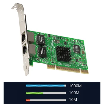Детска карта на PCI PCI Мрежова карта gigabit ethernet сървър, Мрежов адаптер, Lan-карта на компютърни аксесоари игра адаптивен мрежов адаптер RJ-45