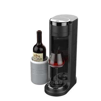 Електрически аератор за ракия, вино, преносим вино гарафа, захранващи вино в едно докосване, помпа за червено и бяло