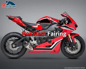 За Honda CBR1000RR 2017 2018 2019 CBR 1000RR 17 18 19 Мотоциклетът Обвивка Мотоциклет Черно Червено Комплект Обтекателей (шприцоване)