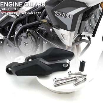Защита на двигателя на Мотоциклет От Развалина Рамка Слайдер Защита От Падане на Защитно покритие От Развалина, За Tiger Sport 660 Sport 660 2022