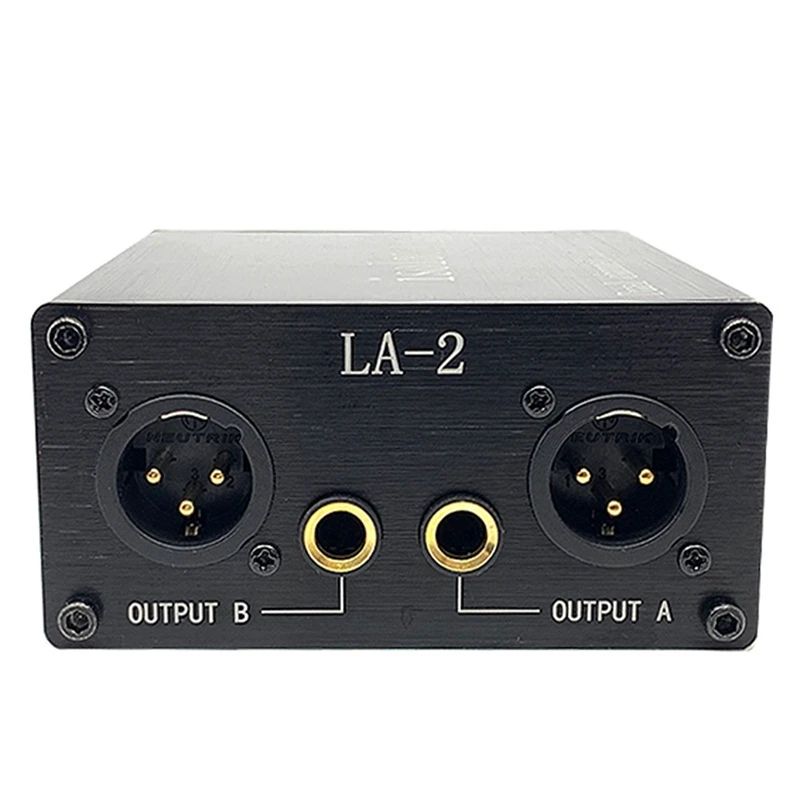 Изолатор възвратно аудио 6,35 XLR Главоболие миксер, звукова ток, филтър за отстраняване на акустичен шум LA-2