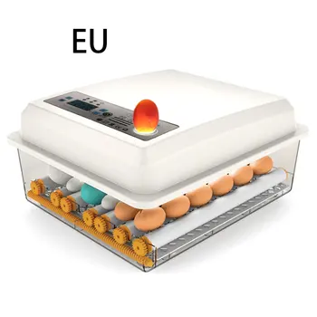 Инкубатор за яйца 16 яйца Дигитален автоматичен мини-инкубатор с превръщането на механизъм за инкубация на кокоши яйца от пуйка, гъска, пъдпъдък