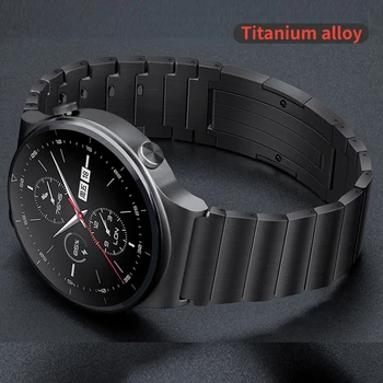 Лесен каишка от титанова сплав, за Huawei watch GT2 3 Pro 46 мм Amazfit GTR4/3 Pro 22 мм висок клас гривна-маншет за Gear S3