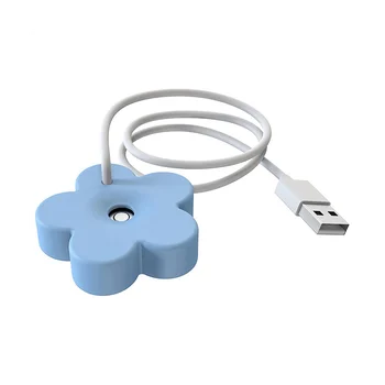 Мини Преносим Овлажнител за Въздух с USB-Кабел Уплътнителен Дизайн Безцилиндровый Овлажнител на Въздуха За Пътуване Личен Овлажнител на Въздуха за Спалня в Синьо