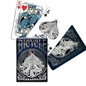 Мотор Дракон Премия Тесте Карти за игра Размера на Покер USPCC Custom Limited Edition Магически Игри с Карти Подпори За Фокуси