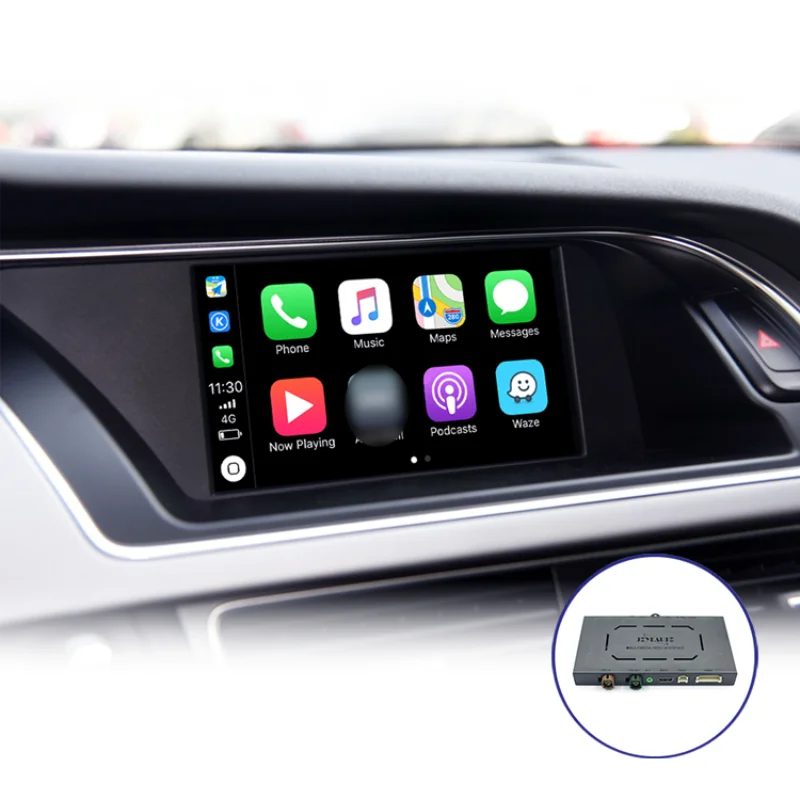 Мултимедиен авто интерфейс, безжична модернизация Carplay за A4 A5 Q5 MMI 3G/3G Plus