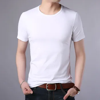 Мъжки есенна тениска с индивидуален дизайн, корейската версия на тенденцията свободно камуфлаж