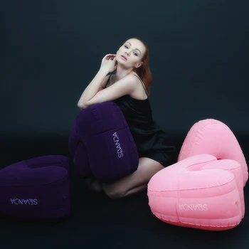 Надуваема възглавница за секс, възглавница за легла, средство за интимна тялото, БДСМ Възрастни двойки, мебели за танкетке, еротични секс игри на дивана, секс-играчки