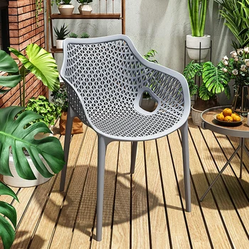 Пластмасов модерно улично фотьойл градинска водонепроницаемое стол за почивка в къмпинг туристическа лесно стол за дневна Kamp Sandalyesi