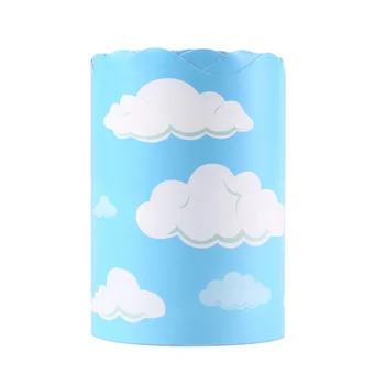 Синьо небе, облаци Граница на обяви Зъбни граница на обяви Стикери за Декорация на борда, за по-хладно декор 32,8 ft