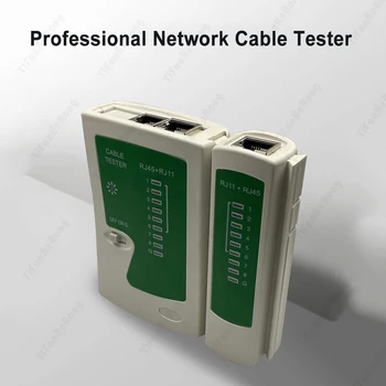 Тестер за мрежови кабели RJ45, тестер за мрежови кабели RJ45, RJ11, RJ12, тестер за мрежови кабел CAT5 UTP мрежов инструмент за ремонт мрежа