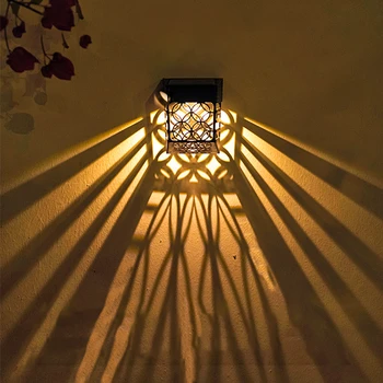 Умен слънчев led външен лампа, водонепроницаемое украса на градината, монтиран на стената лампа за огради, пътеки за тераси, поддържан лампи, слънчев, с монтиран на стената лампа
