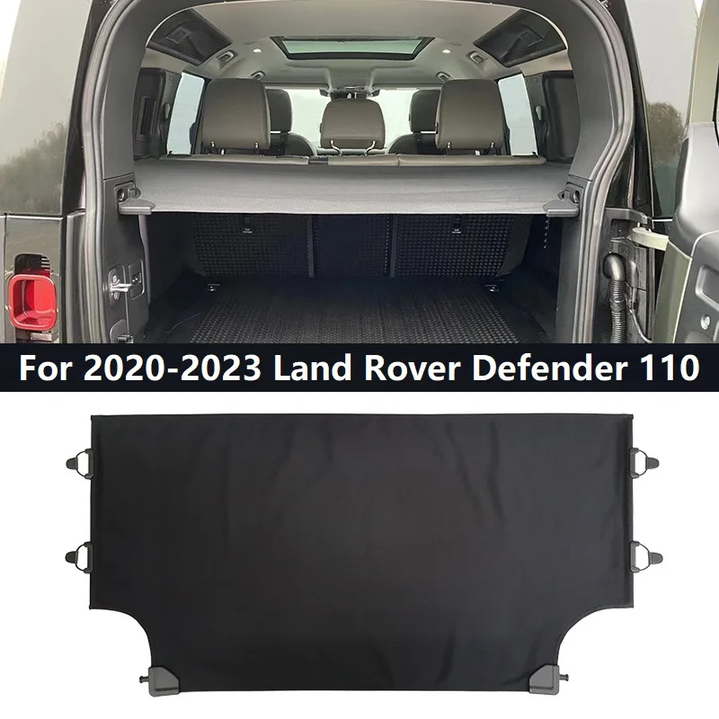 Шторка задния багажник на автомобил, товарен шапка, чанта-мрежа за съхранение на 2020-2023 Land Rover Defender 110 за подреждане и почистване на автомобилни аксесоари